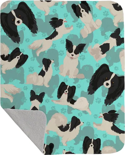 Miniatura 23 de Caroline's Treasures MLM1042LQB Airedale Terrier - Manta acolchada de 50 x 60 pulgadas, diseño de ilustraciones para cama, sofá, suave y ligera