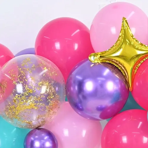 Miniatura 5 de Kit de arco de globos de graduación azul y dorado 2026, decoraciones de graduación 2026, globos dorados del número 2026 con explosión de estrella