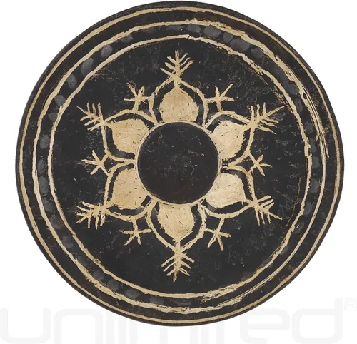 Gongs tailandeses - Incluye cuerda para colgar y mazo/martillado a mano y grabado/tono declarativo transparente/varios tamaños/Pezón Gong/Hecho de