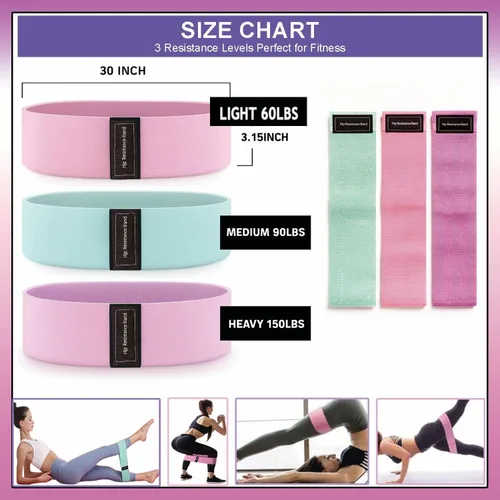 Miniatura 4 de Juego de anillos de yoga y pilates para entrenamientos en casa, kit de fitness de 18 piezas para mujer, accesorios de resistencia y tonificación