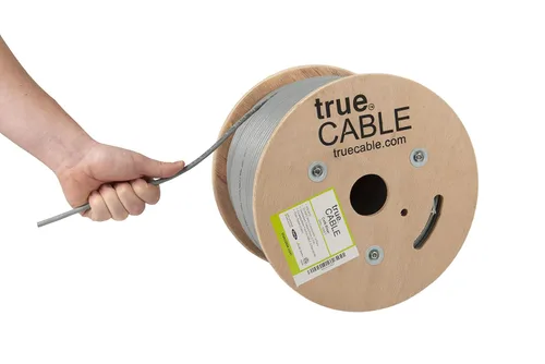 Miniatura 11 de trueCABLE Cat6 cable riser (CMR), 1000 pies, 4 pares de cobre puro sólido de 23 AWG, 550 MHz, certificación ETL, par trenzado sin blindaje (UTP)