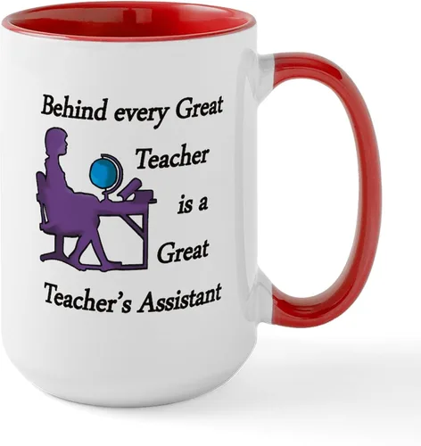 Miniatura 19 de CafePress Taza de café de cerámica para profesor/matemáticas inglesas, taza de té de 15 onzas