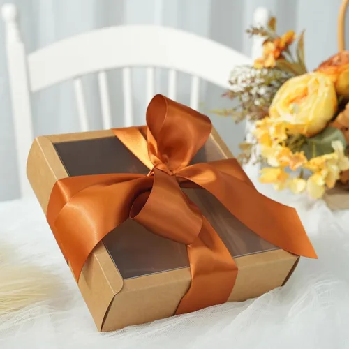 Miniatura 4 de Cinta de Cobre de 2 Pulgadas Cinta de Satén de Doble Cara Cinta de Cobre Gruesa para Envolver Regalos Decoración de Bodas Decoraciones de Ramo