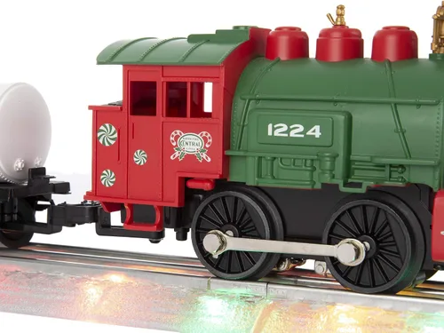 Miniatura 11 de Lionel Junction North Pole Central Electric O Gauge Bluetooth - Juego de tren con control remoto e iluminado FasTrack