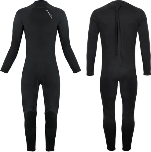 Miniatura 7 de OMGear - Traje de neopreno térmico para niños de 3 mm para niños y niñas jóvenes, niños, traje de neopreno para niños para aguas frías, manga Negro