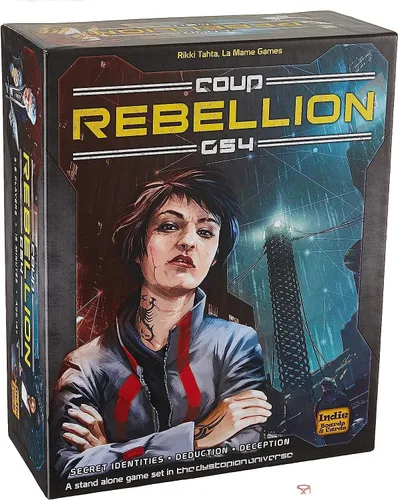 Miniatura 6 de Coup: Rebelión G54 - Expansión de Juego de Cartas de Anarquía – Añade Nuevos Roles y Acciones – 3-6 Jugadores Edades 14+ – Juego de Estrategia