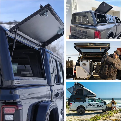 Miniatura 7 de C1618827 Amortiguadores de Gas de 15 Pulgadas 80Lb/356N para Tapa de Caja de Herramientas de Camper Shell de Camioneta para Leer SnugTop Canopy