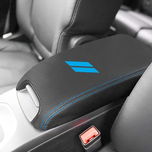 YOSRTER - Funda para el reposabrazos de la consola central para Dodge Journey, accesorios 2011-2018 2019 2020, de piel antiarañazos, para el