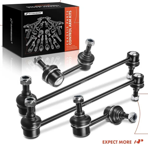 Miniatura 9 de A-Premium Kit de 4 eslabones de barra estabilizadora delantera y trasera, compatible con Honda CR-V CRV 2007-2016