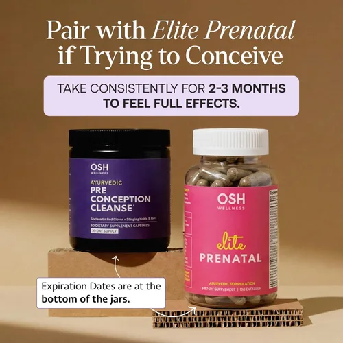 Miniatura 5 de Limpieza ayurvédica preconcepcional Limpieza ovárica y uterina para el equilibrio hormonal Apoyo TTC Suplementos para PCOS Regularidad