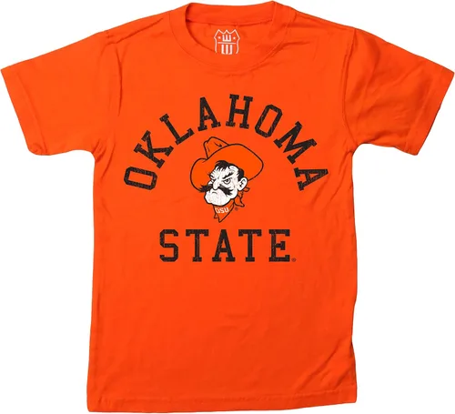 Miniatura 117 de Wes and Willy Camiseta de algodón orgánico de manga corta para niños de la NCAA rutgers scarlet knights rojo