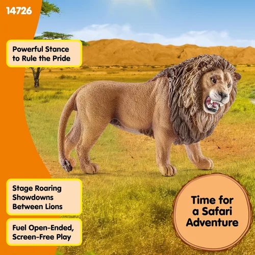 Miniatura 4 de Figura de león rugiendo Schleich