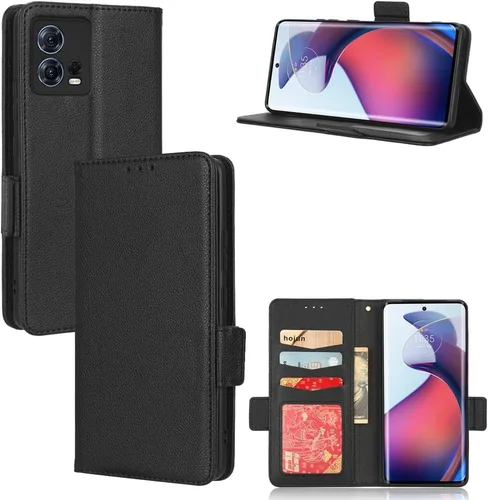 Miniatura 63 de Funda de piel sintética compatible con Motorola Moto E22 4G, funda de piel sintética compatible con Motorola Moto E22i 4G, color negro