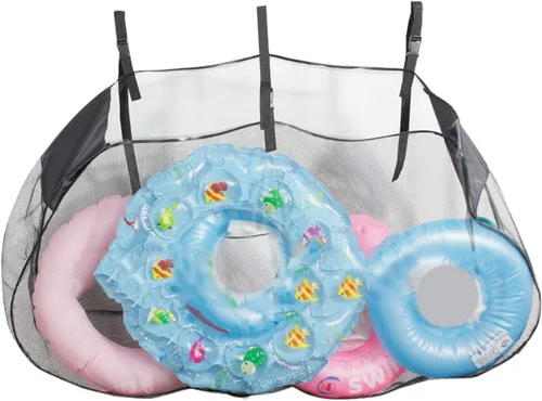Miniatura 9 de VALINK Bolsa de almacenamiento para flotador de piscina, bolsa de almacenamiento de juguetes para piscina, bolsa de red grande para colgar