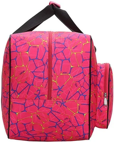 Miniatura 5 de Estuche de transporte para máquina de coser con asa, bolsa de nylon, estuche de transporte con acolchado y bolsillos con asas, adecuado para la Rojo