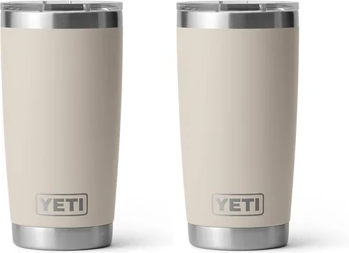 Miniatura 65 de YETI Rambler - Vaso de acero inoxidable con aislamiento al vacío de 20 onzas con tapa MagSlider Verde mar