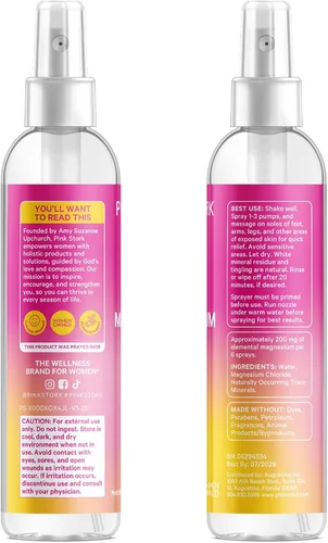 Miniatura 8 de Pink Stork Mist: Espray con magnesio para aliviar los mareos y náuseas matutinas – Promueve los niveles de energía, la calidad del sueño y más