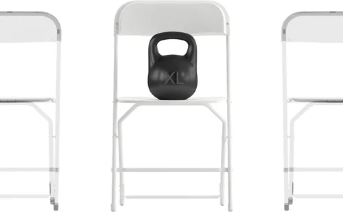 Miniatura 27 de Flash Furniture Hercules Series Silla plegable de plástico, color rojo, paquete de 6, capacidad de peso de 650 libras, cómoda silla para eventos