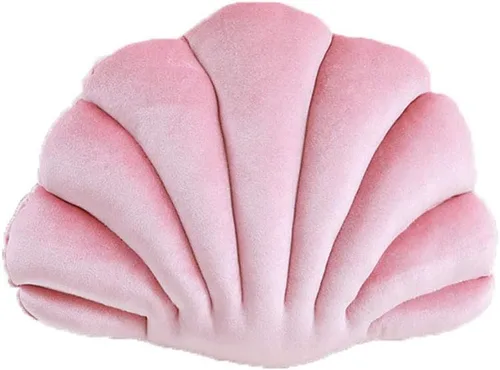 Miniatura 7 de Almohada decorativa de terciopelo SeaShell para cama, sofá, hogar, oficina, algodón