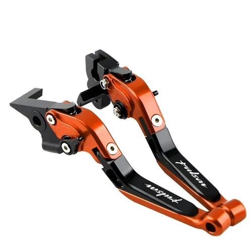 Miniatura 4 de NIKKHO Palanca de embrague de freno para BA & JAJ PULSAR200/NS200 PULSAR135 Pulsar 200 NS200 RS200 A motocicleta CNC aluminio plegable ajuste