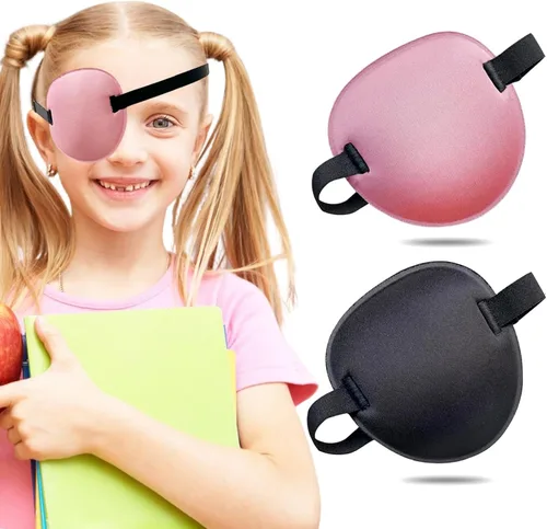 2 parches para los ojos, parches médicos para los ojos para niños y adultos, parches suaves para ojos perezosos para ojos izquierdos o derechos
