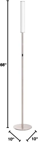 Miniatura 8 de O'Bright Lámpara de pie cilíndrica LED con control remoto, atenuación de rango completo, temperatura de color ajustable 3000K-6000K, lámparas de pie