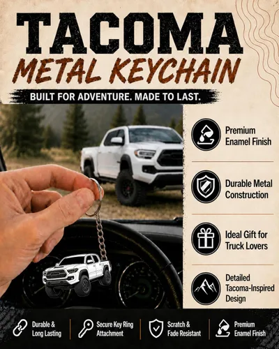 Miniatura 3 de Llavero Tacoma – Accesorios Tacoma 2016-2022 mods 2023 2024 Cool Key Chain Fob Cover 3ª generación Toy Truck