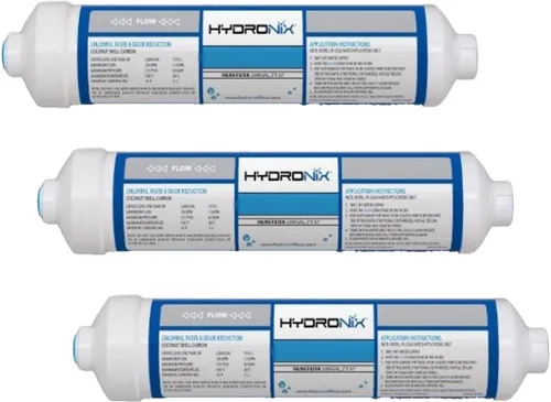 Miniatura 2 de Hydronix Filtro de agua de sedimentos en línea ISF-10 para pre filtración, 2" x 10", puertos NPT de 1/4