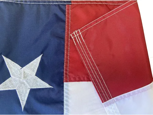 Miniatura 5 de Homissor Bandera de Texas de 12 X 18 pulgadas, banderas del estado TX bordadas cosidas para barcos, de nailon Oxford 210D