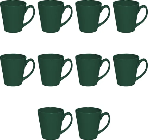 Miniatura 22 de DISCOUNT PROMOS Taza de café con leche de cerámica brillante personalizada de 12 onzas, juego de 10/50/100 unidades personalizadas, paquete a