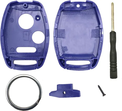 Miniatura 2 de Carcasa para llavero Honda Accord/Civic/CR- V/Fit/Odyssey/Pilot/Ridgeline/CR-Z - Carcasa para llave de automóvil con destornillador y llavero