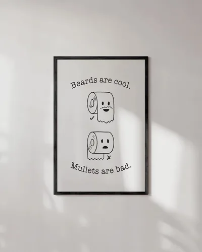 Miniatura 61 de HAUS AND HUES Funny Butts Collage - Póster artístico para decoración de baño, 12 x 16 pulgadas, sin marco