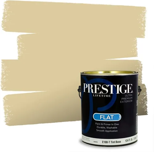 Miniatura 79 de PRESTIGE Paints Exterior Paint and Primer In One, 1-Gallon, Satin, Comparable Match of Benjamin Moore* Royal Linen* 931BM-PCM