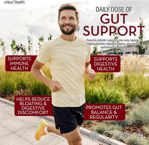 Miniatura 5 de Probióticos para la salud digestiva y el intestino – 15 cepas, 20 mil millones de UFC organismos activos – Probióticos para hombres y mujeres
