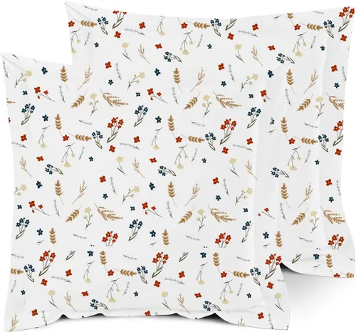 Miniatura 41 de Juego de 2 fundas de almohada estándar de 600 hilos, 100% algodón egipcio, con cierre de sobre, tamaño estándar de 20 x 26 pulgadas, fundas