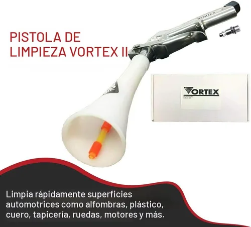 Miniatura 2 de HI-TECH - Pistola de limpieza de aire Vortex II – Herramienta profesional de detalle automático para limpieza profunda de interiores y exteriores