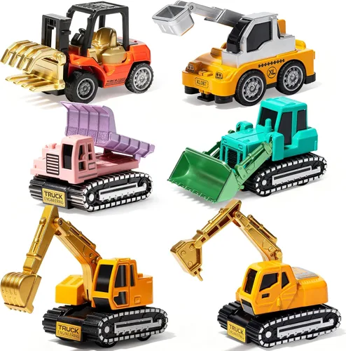 Miniatura 12 de Oriate Juego de 6 juguetes de coche de granja de fundición a presión para niños, cosechadora, transportador, camión, rociador, juguetes de granja
