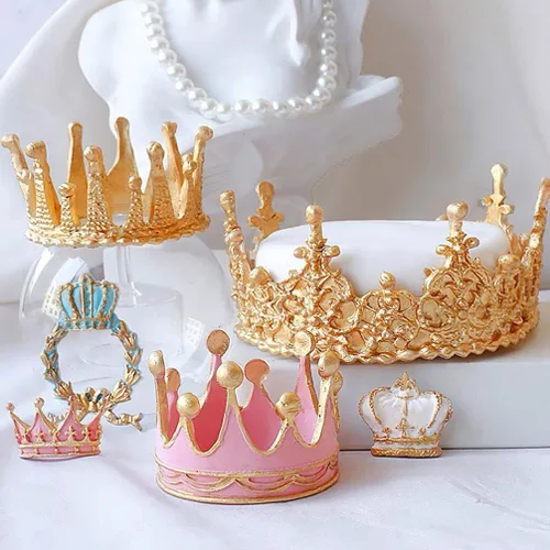 Miniatura 5 de Molde para decoración de pastel de corona, altura de 2.8 pulgadas, tiara de filigrana Tiara de filigrana de 2.8 pulgadas #2667