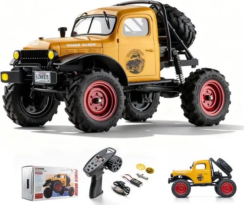 Miniatura 7 de BEEZRC FMS RC Crwaler Escala 1/24 FCX24 Power Wagon RTR 4WD 2.4GHz 3CH Todoterreno Modelo de Coche RC Vehículo Hobby Grade Coche de Control Remoto