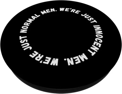 Miniatura 2 de Somos solo hombres normales. Hombres inocentes. Divertido hacker viral de TV PopSockets PopGrip estándar