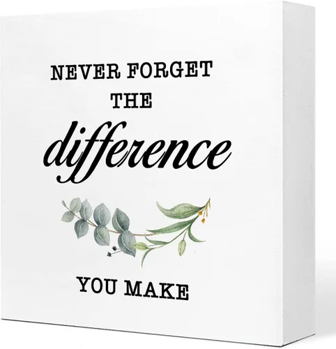 Miniatura 10 de Cartel de caja de madera divertido, letreros sarcásticos de oficina, decoraciones para escritorio de trabajo, decoración de escritorio inspiradora