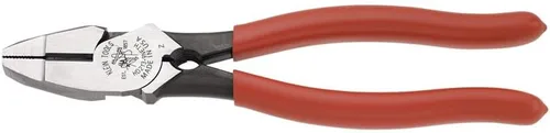 Miniatura 7 de Alicates de corte lateral Klein Tools HD2000-9NE para Lineman Cortan ACSR, hechos en EE. UU., tornillos, clavos, alambre duro, alicates eléctricos