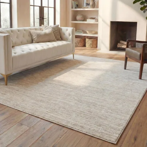 Miniatura 12 de SAFAVIEH Vision Collection VSN606F - Tapete de 6 pies x 9 pies, crema, moderno, ombré, no desprende pelo, fácil cuidado, para zonas de alto tráfico