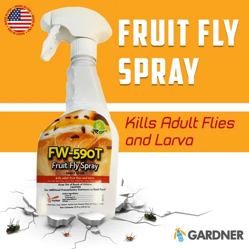 Miniatura 2 de Gardner - Aerosol para moscas de la fruta para mosquitos, insectos, pulgas, garrapatas, ácaros, avispas - Espray natural para insectos para mascotas