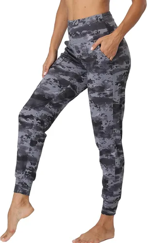 Miniatura 111 de Oalka - Pantalones deportivos para mujer, con cintura alta y bolsillos, para hacer deporte, yoga y entrenar