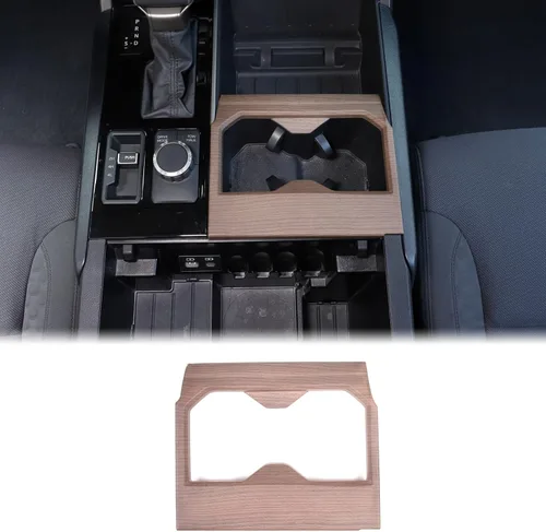 Miniatura 18 de Aunginsy Soporte para reposabrazos central de asiento delantero, cubierta de marco de taza compatible con Toyota Tundra/Sequoia 2022-2025