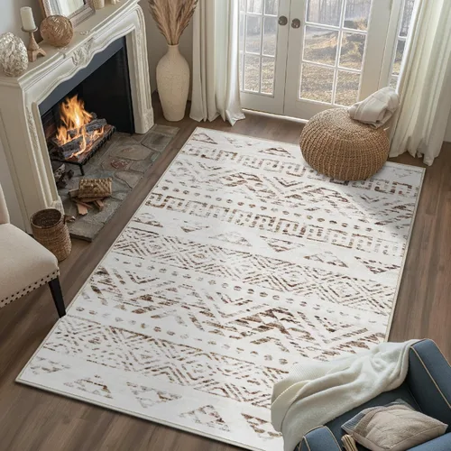 Miniatura 115 de jinchan Alfombra marroquí de pasillo 2x10 para pasillo - Alfombra de pasillo para cocina bohemia lavable a máquina, alfombra moderna suave, Boho