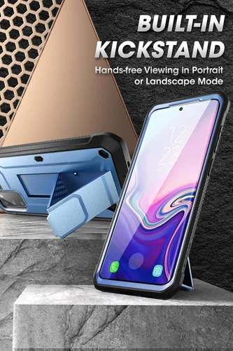 Miniatura 4 de SUPCASE Funda para Samsung Galaxy S20 FE 5G con Protector de Pantalla (Unicorn Beetle Pro), [Soporte Integrado y Clip para Cinturón] Funda Azul