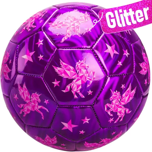 Miniatura 14 de INPODAK Balón de fútbol para niños pequeños, tamaño 3, bola azul de dinosaurio de dibujos animados para niños de 2 a 8 años con bomba, bolsa