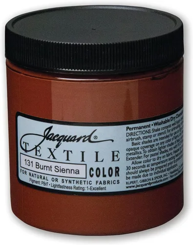 Miniatura 13 de Jacquard Pintura Textil 8 Oz Negro